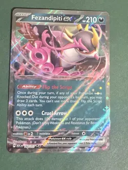 Frezandipiti Ex 142/217 Ascended Hereos Double Rare Raw English Pokemon Card - Image 1