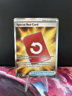 Special Red Card 113/086 Me04: Chaos Rising Holo - Image 1