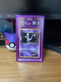Pokemon TCG Rockets Mewtwo Gym Challenge Holo Card Japanese Edition TAG 6 - Image 1