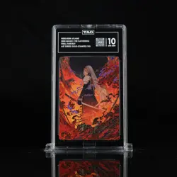 Highest Graded TAG 10 Nibelheim Aflame Art Series Gold Signature Stamp MTG - Image 1