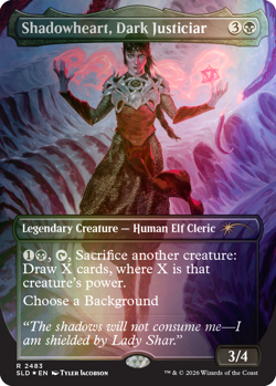 MTG Secret Lair x Dungeons & Dragons: Shadowheart's Devotion ~ FOIL! - Image 4