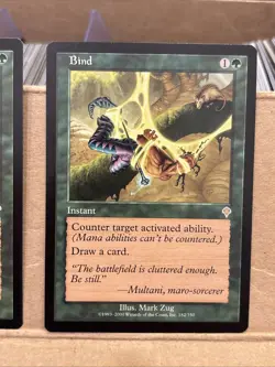 2x Invasion Bind Magic Mtg LP - Image 3