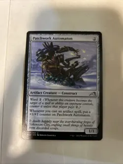 1x Patchwork Automaton HP, English Kamigawa: Neon Dynasty MTG Magic - Image 1