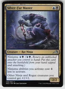MTG ~ Silver-Fur Master ~ Kamigawa: Neon Dynasty ~ NM - Image 1