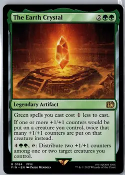 The Earth Crystal 184 Rare FINAL FANTASY Magic: The Gathering Near Mint - Image 1