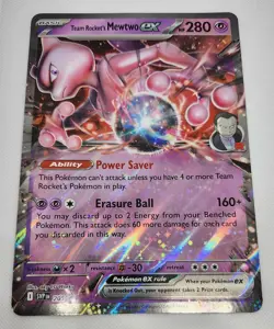 Team Rocket's Mewtwo Ex - SVP 205 - Jumbo Card - Black Star Promo - Image 1
