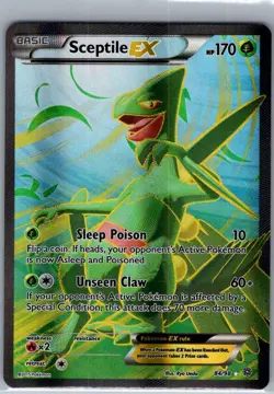 Sceptile EX (Full Art) 84/98 XY - Ancient Origins - Pokemon Card - NM - Image 1