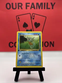 Horsea 49/62 Fossil 1st Edition Common Regular 1999 WOTC Pokemon TCG MP - Image 1