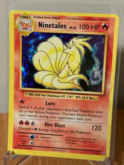 Ninetales 15/108 Holo Rare Evolutions Pokemon Holo Moderately Played - Image 1