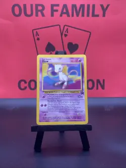 Mew 8 Black Star Promo Regular 1999 WOTC Pokemon TCG MP - Image 1