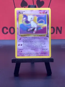 Mew 8 Black Star Promo Regular 1999 WOTC Pokemon TCG MP - Image 2