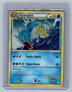 Gyarados 4/123 Holo Rare - HGSS HeartGold SoulSilver - Pokemon 2010 LP - Image 1