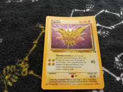 Zapdos 15/62 Fossil Holo Swirl READ DESCRIPTION FOR CONDITION - Image 1