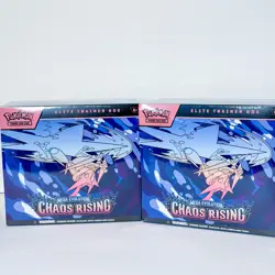 NEW! Pokemon TCG Chaos Rising Elite Trainer Box ETB (Sealed) Lot x2 - Image 1