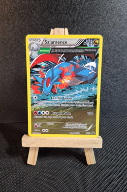 2015 Pokemon BLACK STAR PROMO SALAMENCE FULL ART HOLO XY59! - Image 1