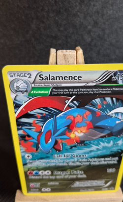 2015 Pokemon BLACK STAR PROMO SALAMENCE FULL ART HOLO XY59! - Image 2