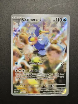 Pokemon TCG - Cramorant 176/167 Sv06: Twilight Masquerade Illustration Rare Holo - Image 1