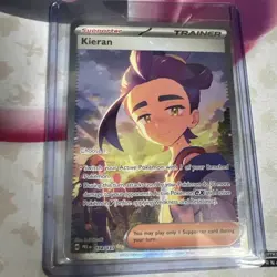 Kieran 174/131 Special Illustration Rare Pokemon Card Prismatic Evolutions LP - Image 2