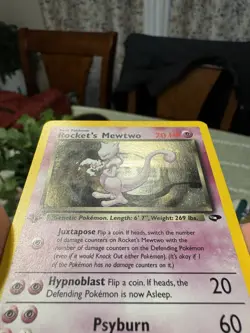 Pokemon TCG Rockets Mewtwo Gym Challenge Holo Card 14/132 1st Edition - Image 4