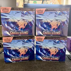 Pokemon TCG Chaos Rising Elite Trainer Box ETB Lot Of 4 Factory Sealed NEW - Image 1