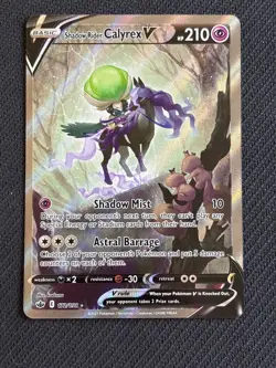 Pokemon TCG - Shadow Rider Calyrex V 172/198 Chilling Reign Alt Art Full Art - Image 1