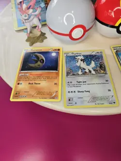 Lot 4 Oversized Promo Pokemon Cards, + 4 Reg; 2 Balls, & Xy Fairy Figure + - Image 2