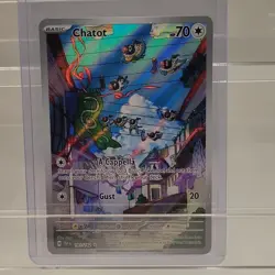 The Pokemon Company Chatot 181/162 SV05 Temporal Forces IR Full Art Holo EN - Image 1
