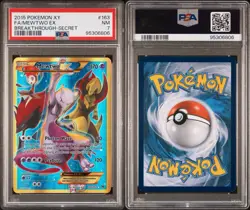2015 Pokemon Mewtwo EX Full Art Breakthrough Secret Rare #163 PSA 7!!!! - Image 3