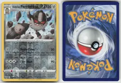 Galarian Perrserker 113/185 Rare Vivid Voltage Pokemon Reverse Holo NM - Image 3