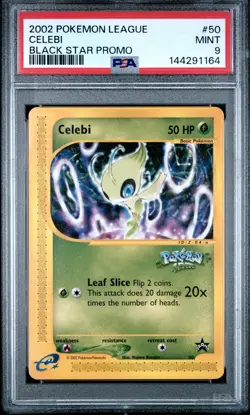 1999 Pokemon Wizards Black Star Promos 50 Celebi PSA 9 144291164 - Image 1