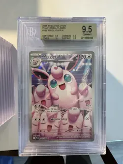 2025 POKEMON PHANTASMAL FLAMES ILLUSTRATION RARE #105 WIGGLYTUFF PSA 10 BGS 9.5 - Image 1