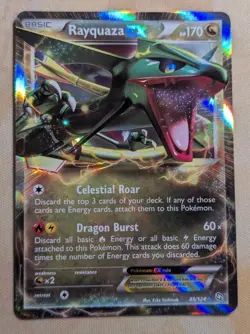Rayquaza EX 85/124 Dragons Exalted - Holo Near Mint - Pokemon Card Game TCG✨ - Image 1