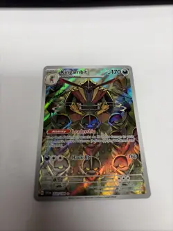 Pokemon Kingambit 220/193 Sv02: Paldea Evolved Secret Rare Full Art Holo 170 HP - Image 1