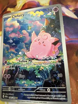 Pokemon TCG Lillie's Clefairy ex 184/159 Sv09 SIR Holo Basic 190 HP Eng - Image 2