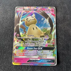 Mimikyu GX 149/214 Pokemon TCG SM Lost Thunder Card Near Mint Condition - Image 1