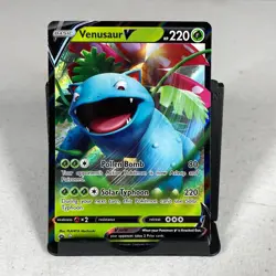 Venusaur V 001/073 Holo V Rare Champion's Path Pokemon Near Mint - Image 1