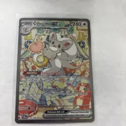 Pokemon Cinccino ex Chaos Rising Full Art Holo 119/086 English - Image 1