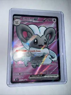 Pokemon Chaos Rising Cinccino EX #105/086 ME04: Ultra Rare Full Art NM/MINT!! - Image 1