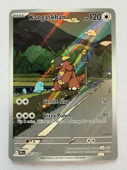 Pokemon Kangaskhan Full Art Rainbow Holo Destined Rivals 204/182 - Image 1