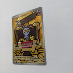 Pokemon Gimmighoul 198/182 Paradox Rift Illustration Rare Holo EN 2023 70HP - Image 5