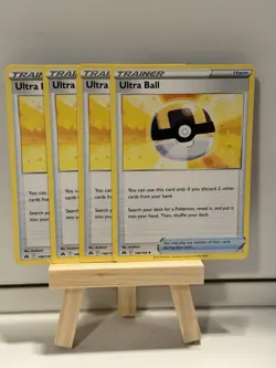 4x Pokemon TCG Ultra Ball 146/159 Crown Zenith Playset NM x4 - Image 1