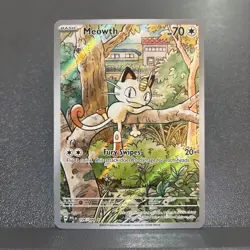 Pokemon TCG Meowth IR 106/094 Phantasmal Flames Near Mint - Image 1