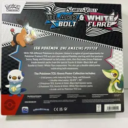 Pokemon Scarlet & Violet Black Bolt White Flare Unova Poster Collection - Image 2
