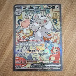 Cinccino ex Full Art Holo Rare English Pokemon TCG Chaos Rising 119/086 - Image 1