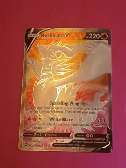 Pokemon Sword & Shield Silver Tempest Reshiram V 172/195 Full Art - Image 2