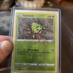 Spinarak (Peelable Ditto) 006/078 Pokemon GO Reverse Holo - Image 1