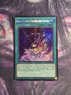 YUGIOH x1 BLGG-EN109 BOND BETWEEN TEACHER AND STUDENT - SECRET RARE 1st - Image 1