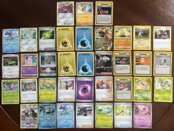 Lot Of 37 Pokemon Cards - TCG - Mixed Art/Effects. - Image 1