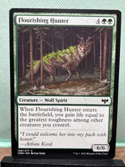 MTG TCG: Flourishing Hunter 199/277, Innistrad: Crimson Vow - Image 1