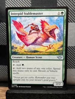 MTG TCG: Intrepid Stablemaster 169, Outlaws of Thunder Junction - Image 1